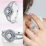 Genuine 925 Silver Ring Collection 
       Classic Silver Gold & Rose Gold 
              Glitzy Glam Curated Ring Collection