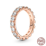 Genuine 925 Silver Ring Collection 
       Classic Silver Gold & Rose Gold 
              Glitzy Glam Curated Ring Collection