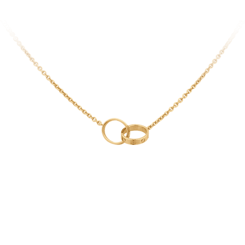 Love necklace (3 diamonds) - Glitzy Glam Jewelry