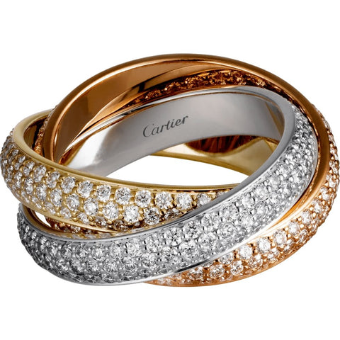 Trinity de Cartier ring - Glitzy Glam Jewelry