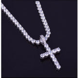 Glitzy Glam Tennis Cross