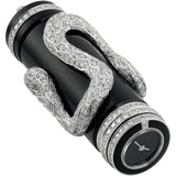 High Jewelry visible hour serpent décor pendant watch